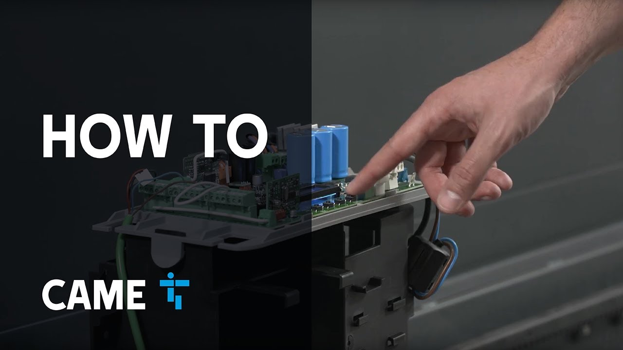 How to fit the CAME RIO wireless system to the CAME BKV sliding gate operator