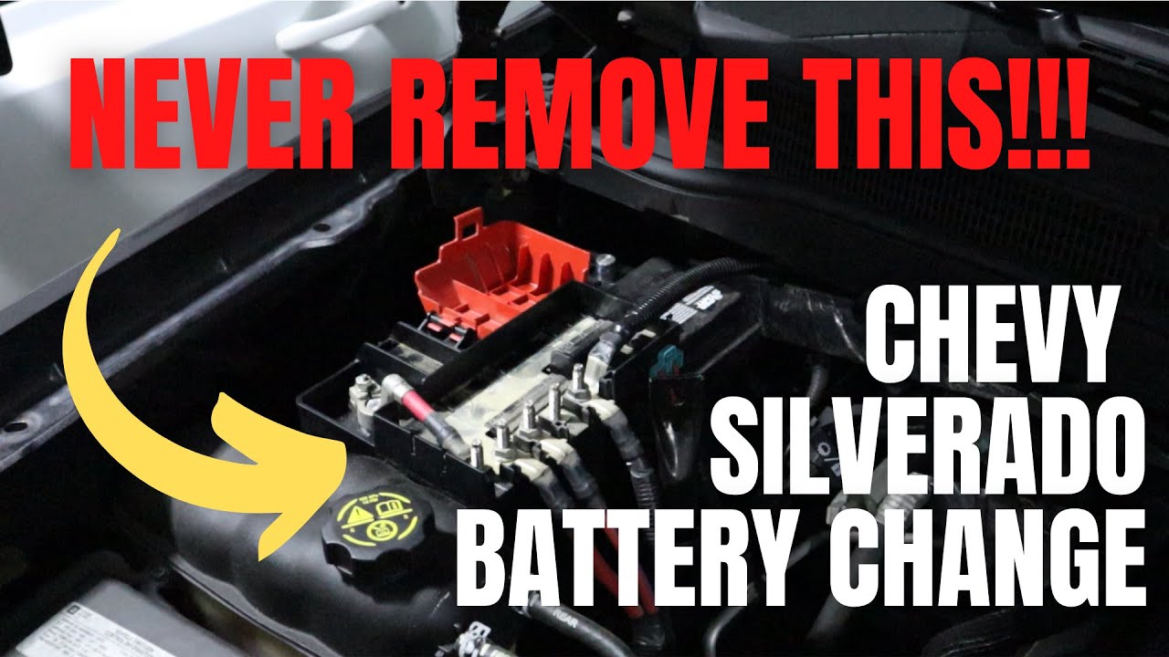 CHEVY SILVERADO/GMC SIERRA BATTERY CHANGE (2014-2018) - INSTALLATION/REMOVAL - BEST O'REILLY BATTERY