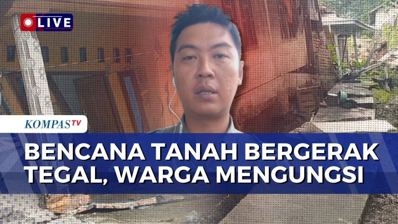 464 Rumah Rusak Akibat Bencana Tanah Bergerak di Tegal, Warga Mengungsi di 4 Titik | KOMPAS SIANG