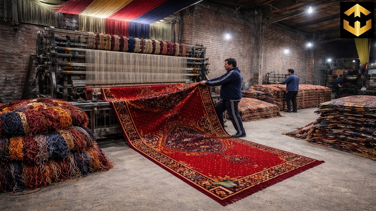 How Amazing Red Carpets Are Made in Factory | Mass Production Process