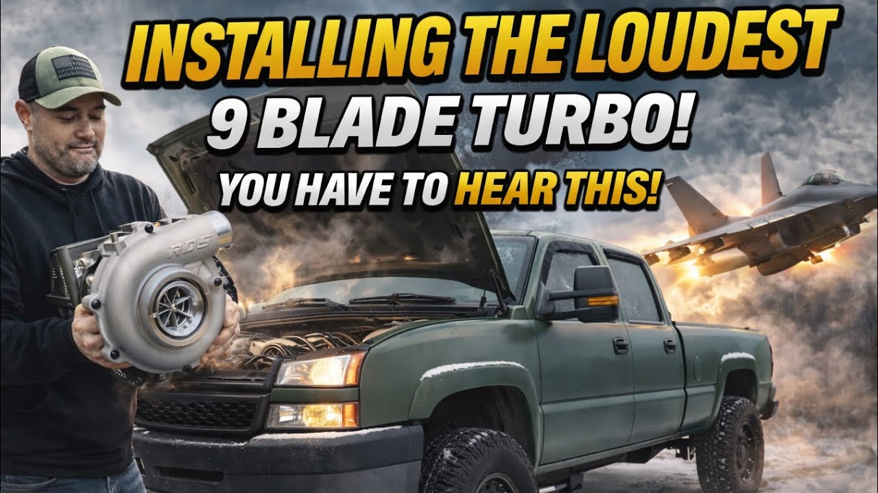 I Installed the Loudest Turbo Ever On A Duramax! What Could Go Wrong? 