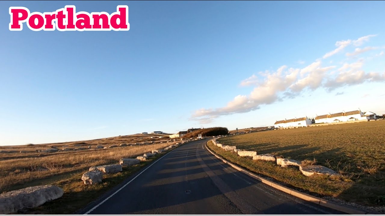 A Matty’s drive with us production 02/10/22 stunning rural Portland real time at sunset Dorset coast