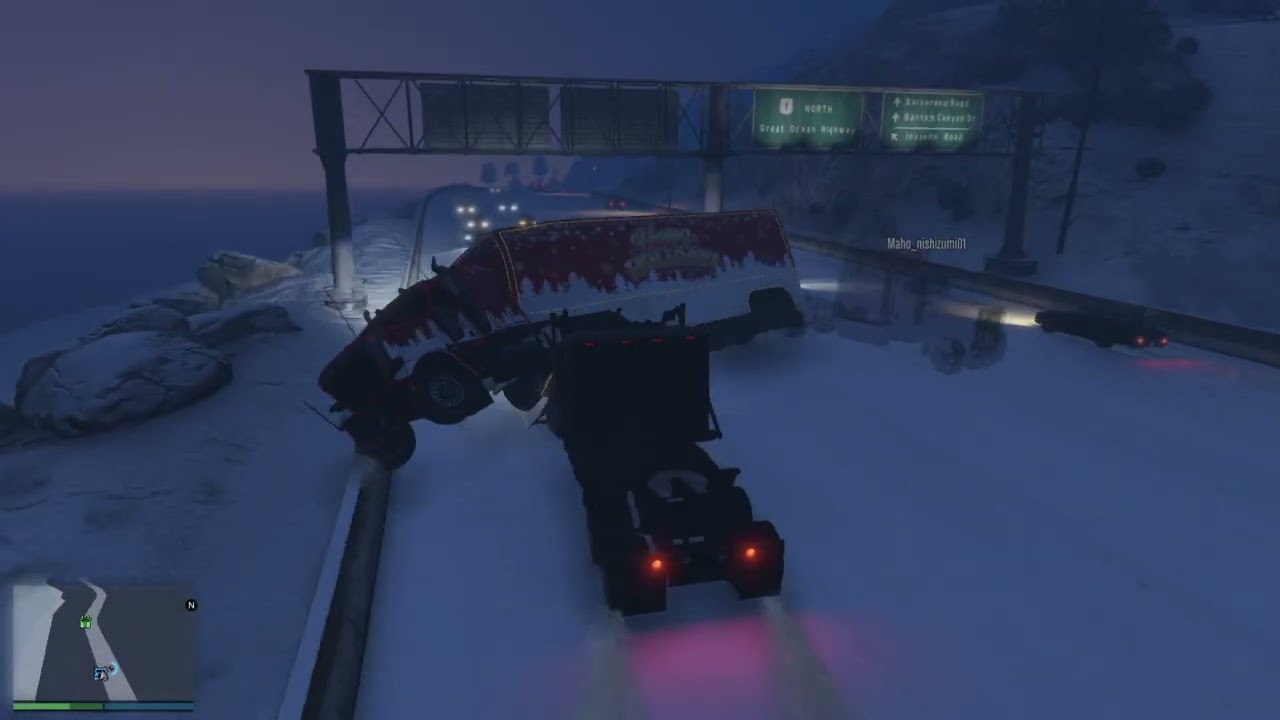 Holiday hauler chaos