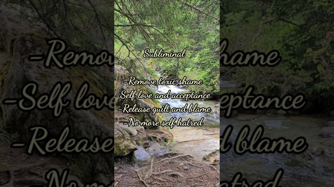 CHRISTIAN SUBLIMINAL | SELF LOVE | FREEDOM FROM SHAME SELF BLAME REGRET REJECTION | RAIN SOUNDS