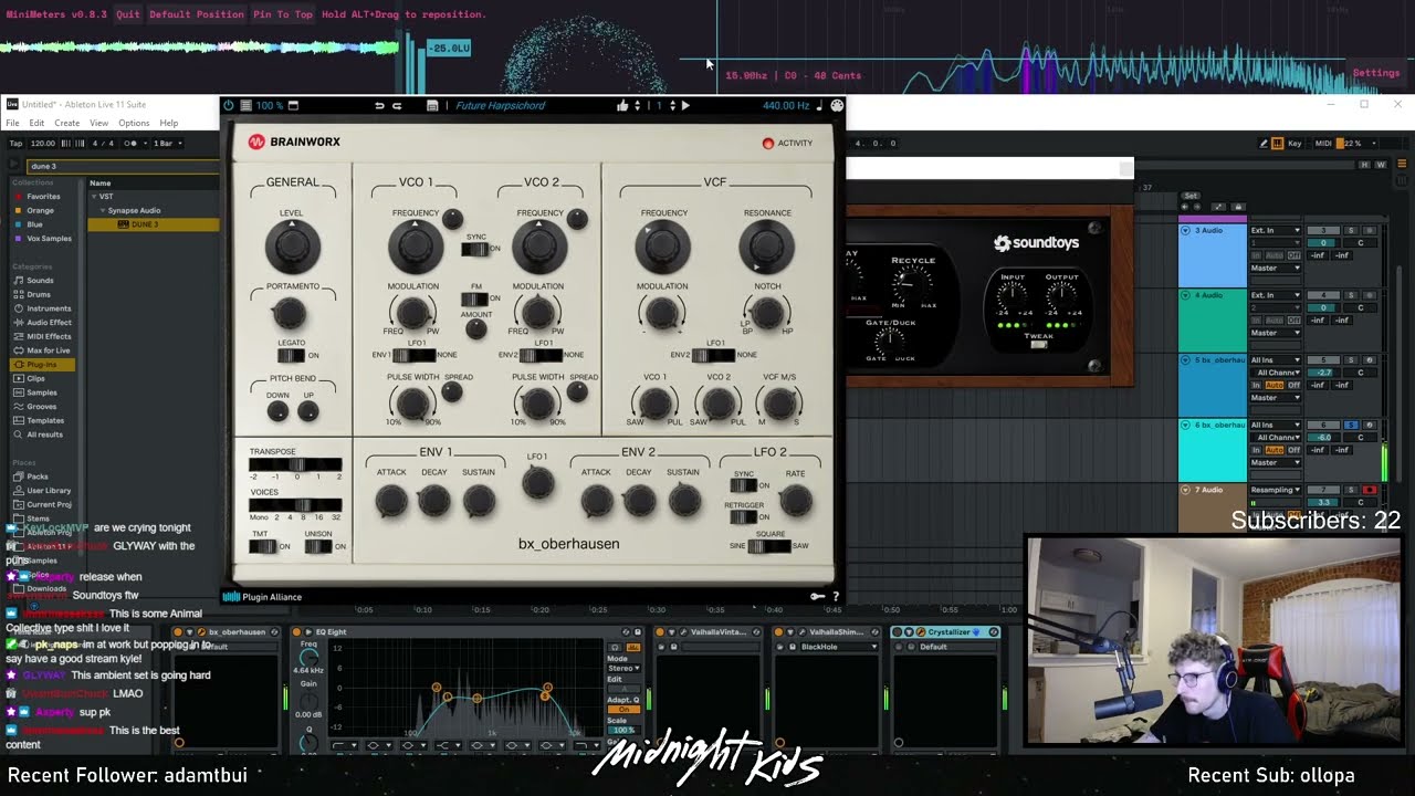 Midnight Kids (I'll b writing sad songs) Twitch Stream