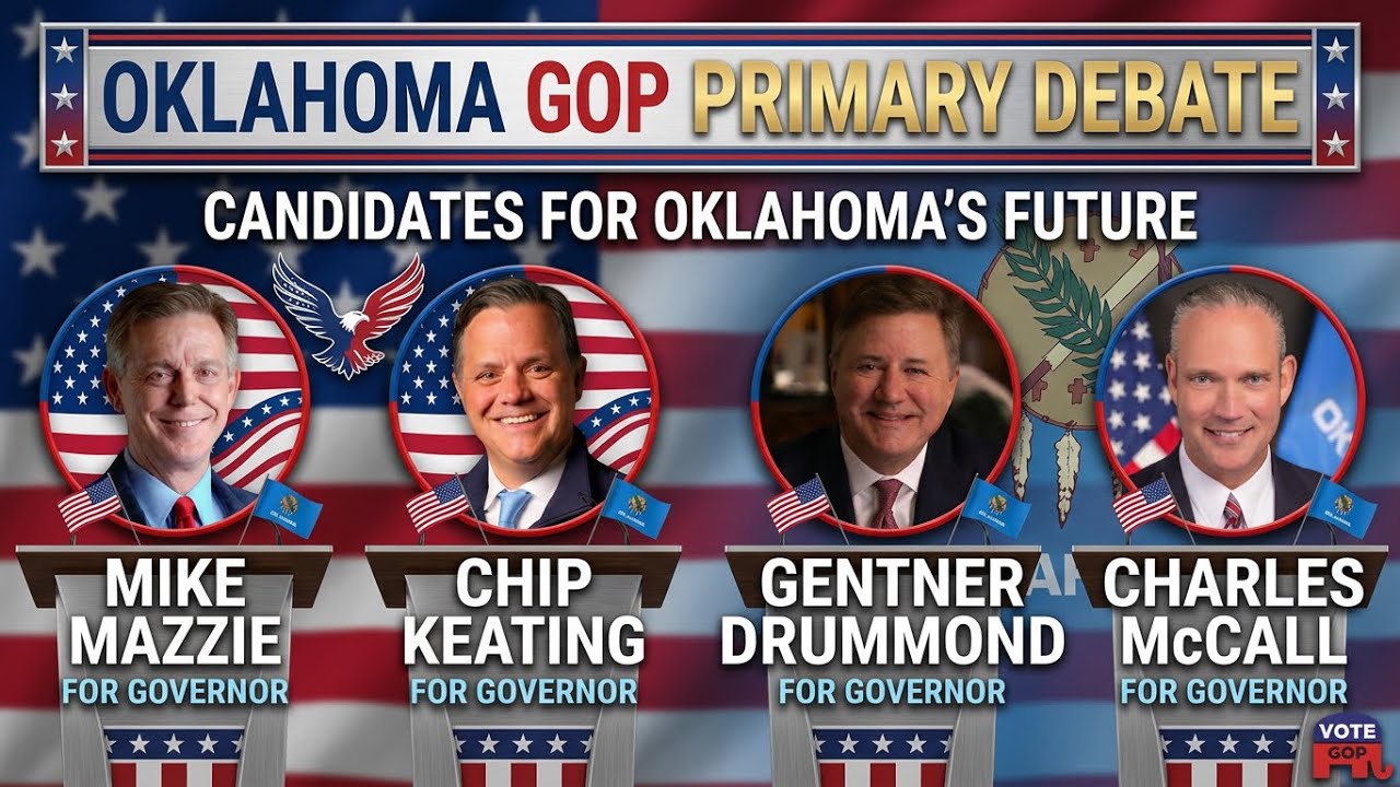 Okahoma Governor GOP Primary Debate & Post Debate Show