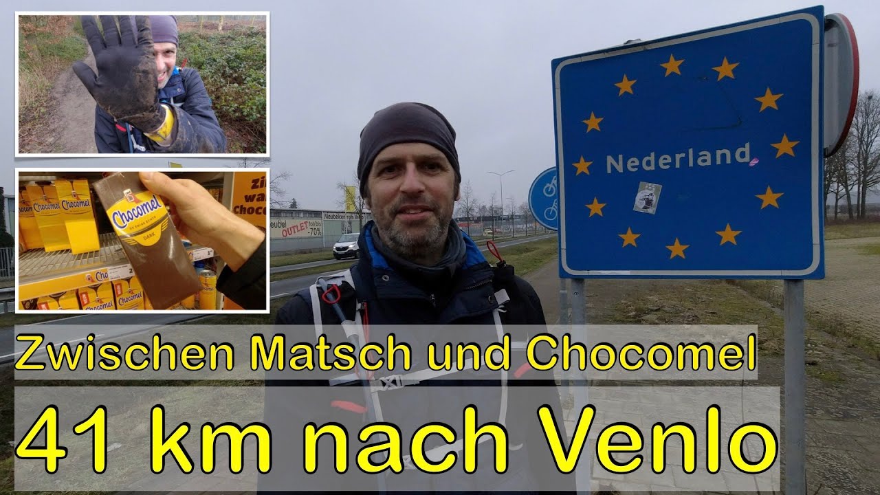 41 km nach Venlo - Flotter Marsch mit reichlich Matsch