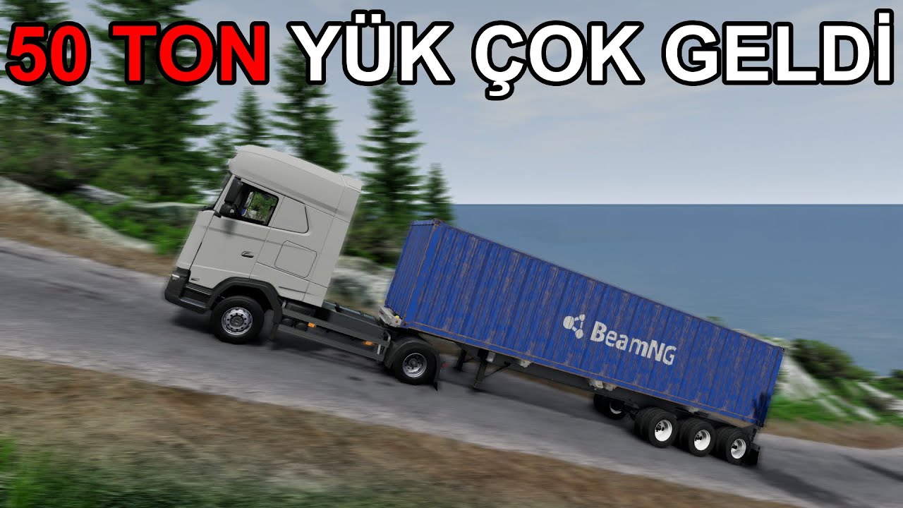 Ağır Yükle Dağın Tepesine Çıkabilecek Miyim? │ Beam.ng Drive