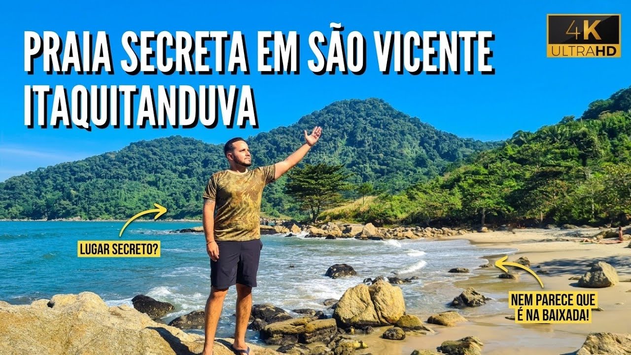 PRAIA ITAQUITANDUVA NO PARQUE ESTADUAL XIXOVÁ-JAPUÍ - SÃO VICENTE
