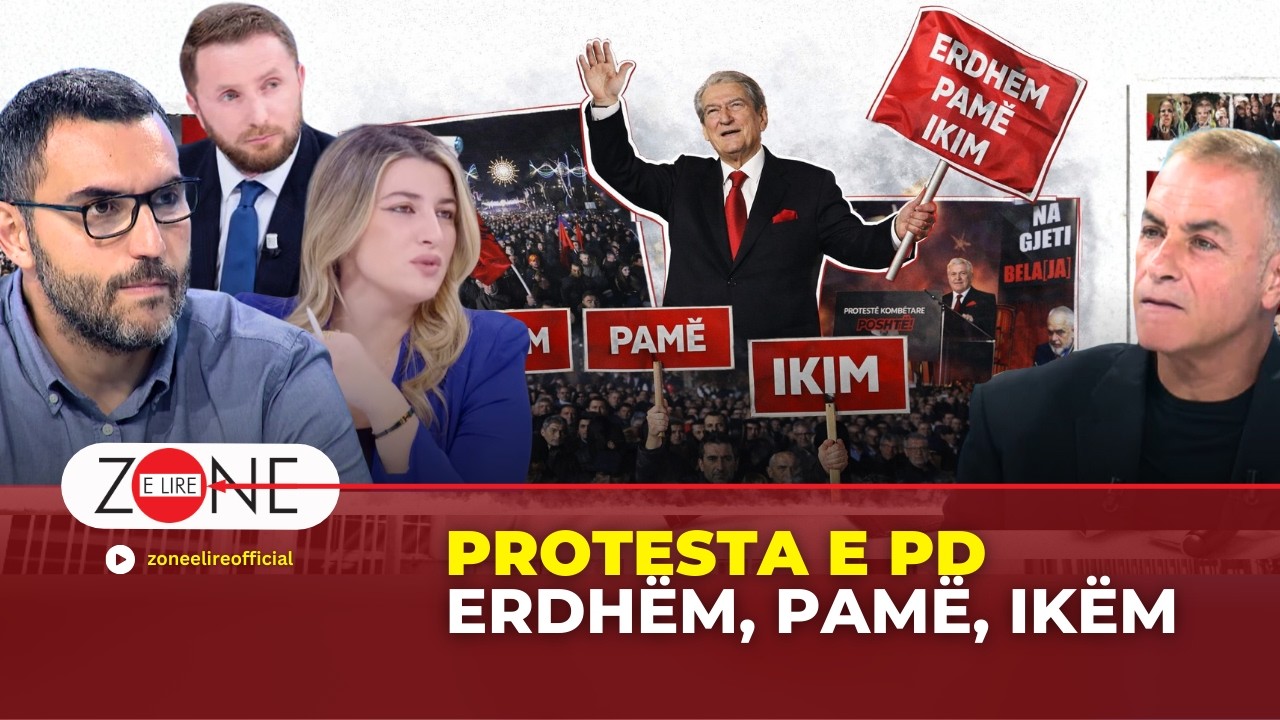 Protesta e PD: Erdhëm, Pamë, Ikëm | Zonë e Lirë