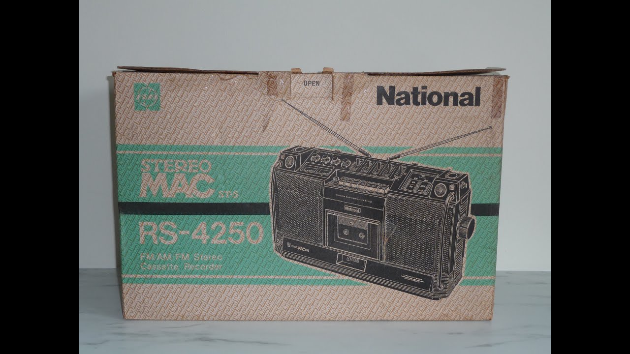 NATIONAL RS-4250 Stereo Cassette Recorder