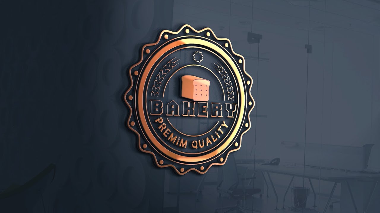Bakery logo design in illustrator cc||logo leaning food||graphic design||Rasheed RGD||logo tutorial