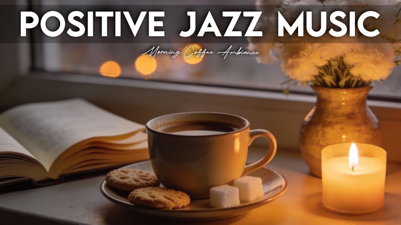 Positive Jazz Music ☕ Cozy Bossa Nova Instrumental and Relaxing Jazz Cafe Music for Studying