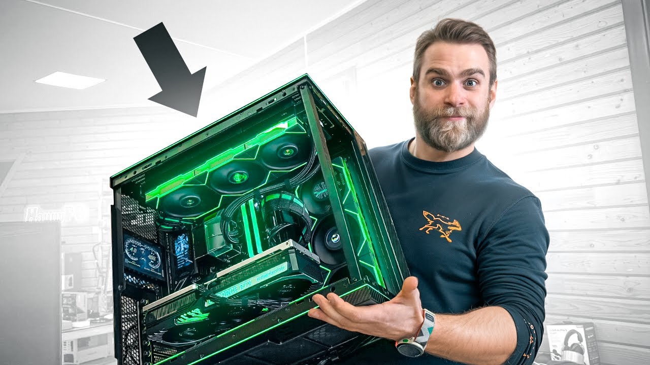Первая СБОРКА ПК на LGA1851 в очень редком LAMBO корпусе  за 300.000 рублей!