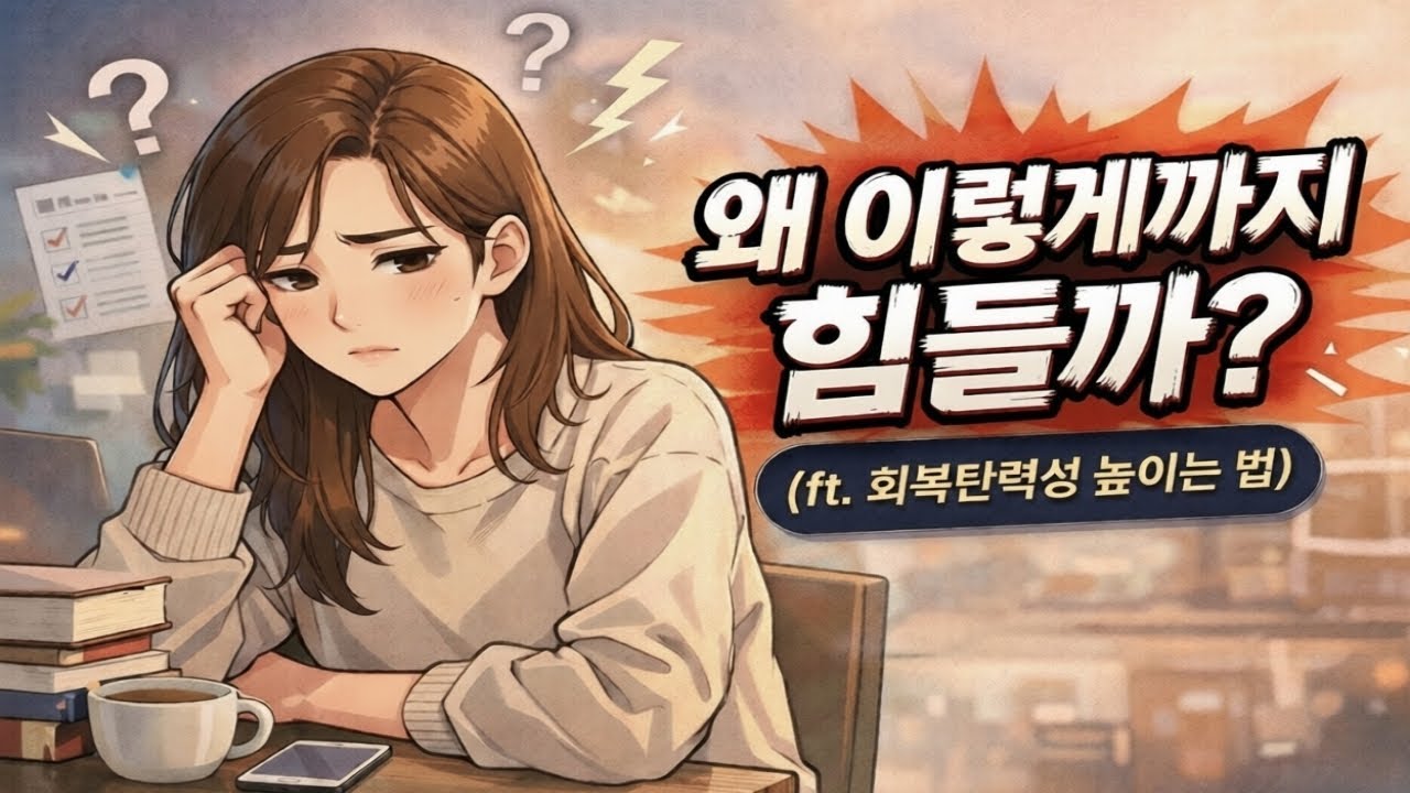 왜 이렇게까지 힘들까 | 회복탄력성의 뇌과학
