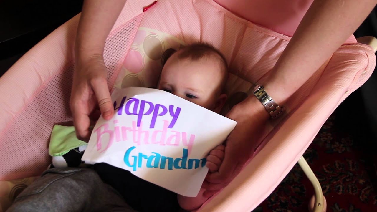 Ava's Birthday message to Grandma !