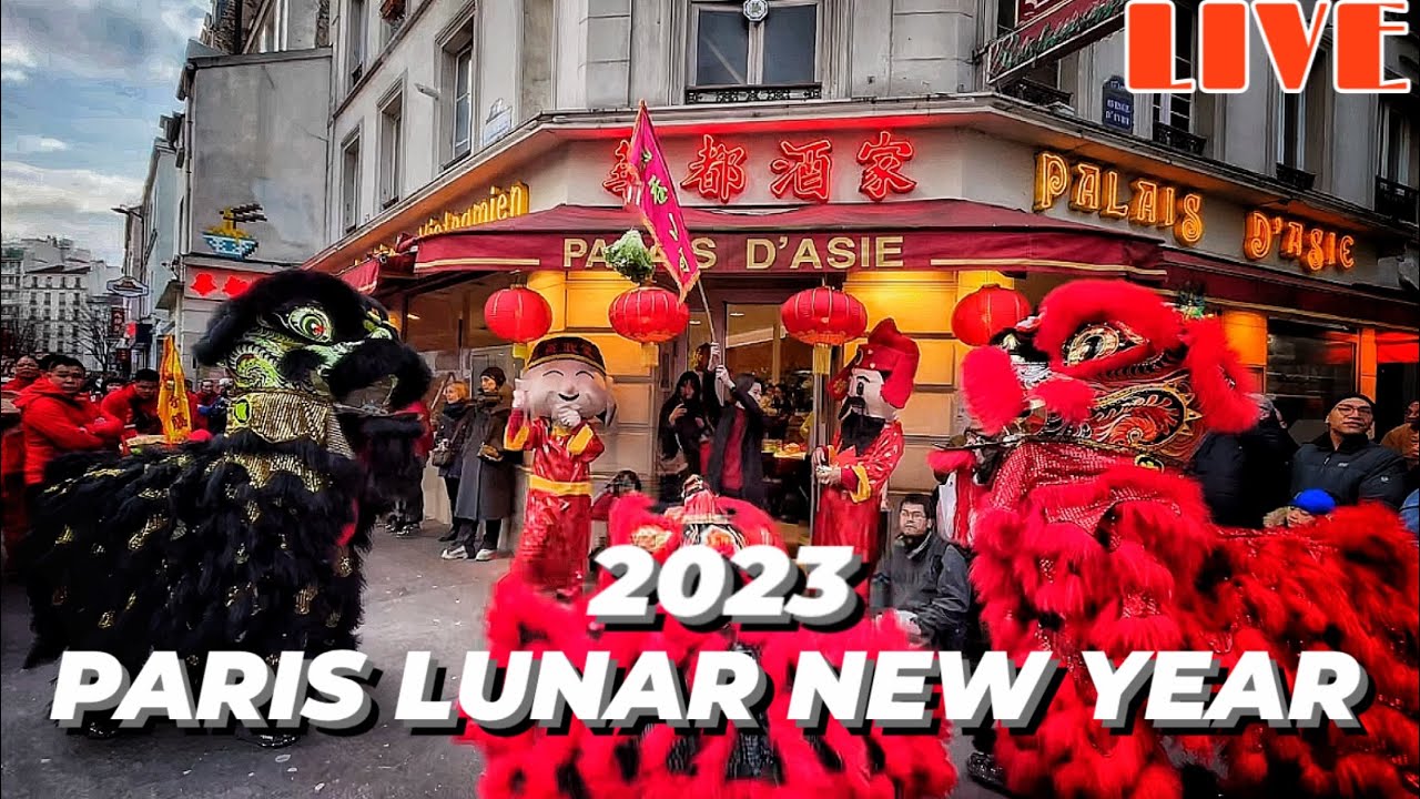 🇫🇷PARIS Lunar New Year Day Lion dance Live Streaming 22/JANUARY/2023