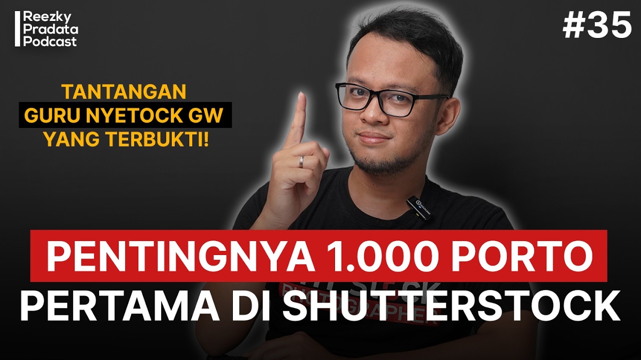 Pentingnya 1000 Porto Pertama di Shutterstock. Kunci Sukses Konsisten di Shutterstock.