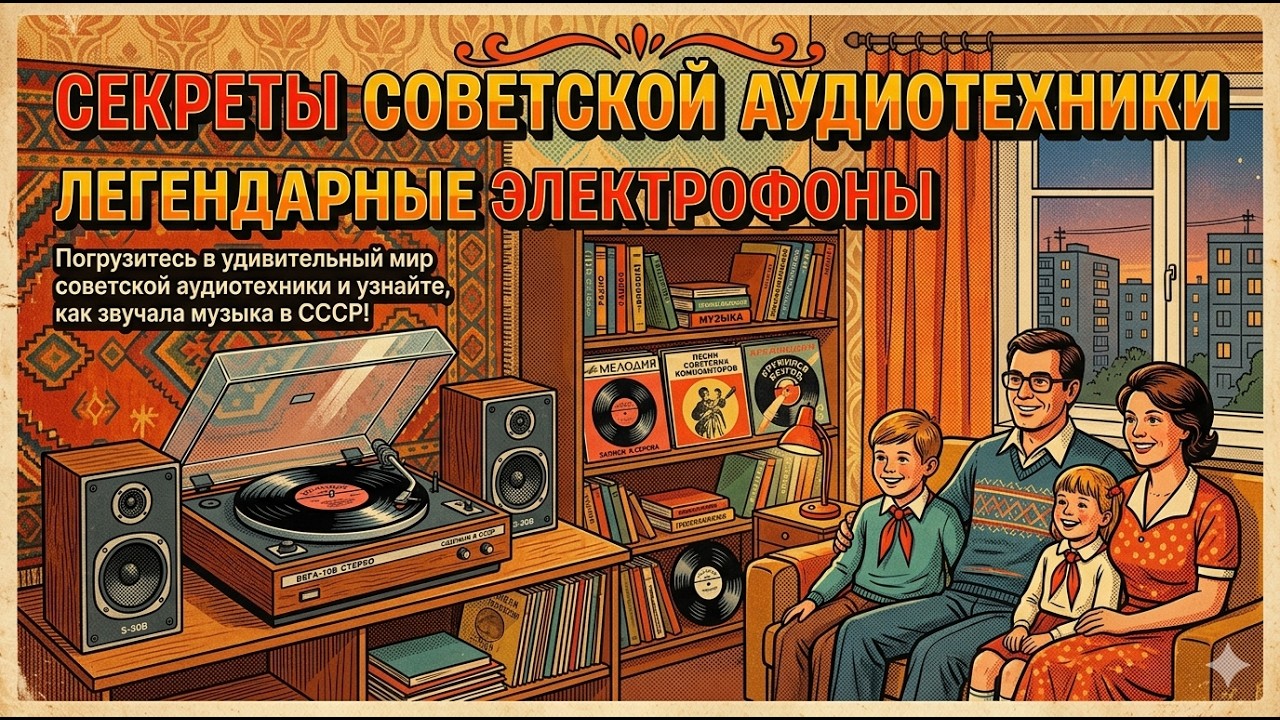 Секреты советской аудиотехники - ЛЕГЕНДАРНЫЕ ЭЛЕКТРОФОНЫ ЭПОХИ ТЁПЛОГО ЗВУКА