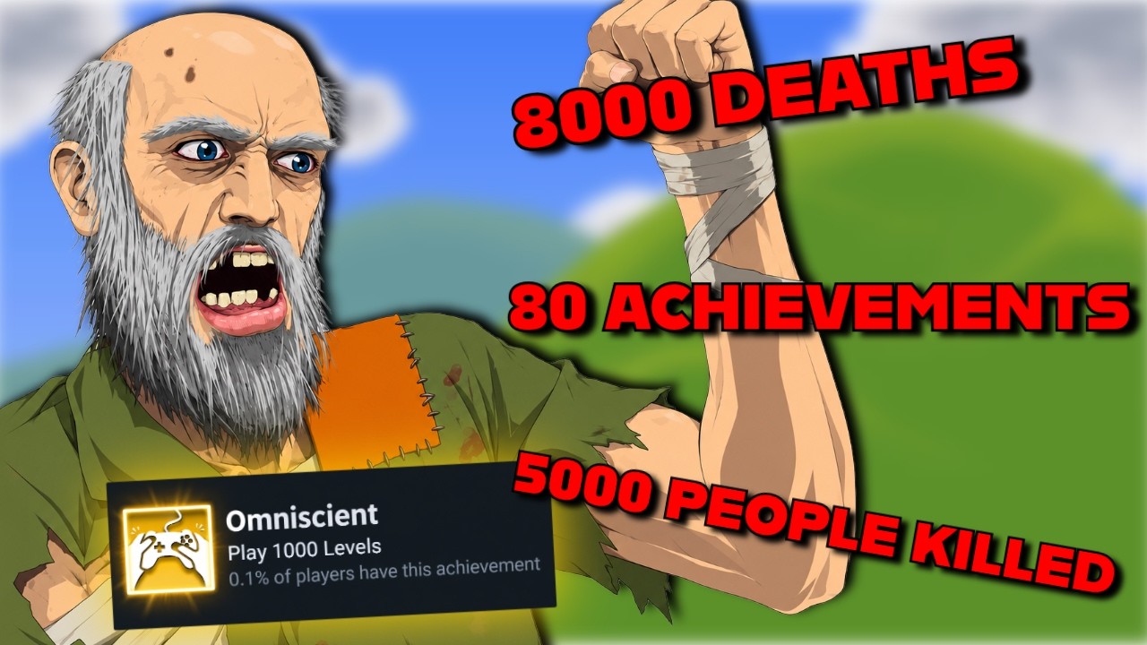 Я выбил 100% достижений в Happy Wheels в Steam