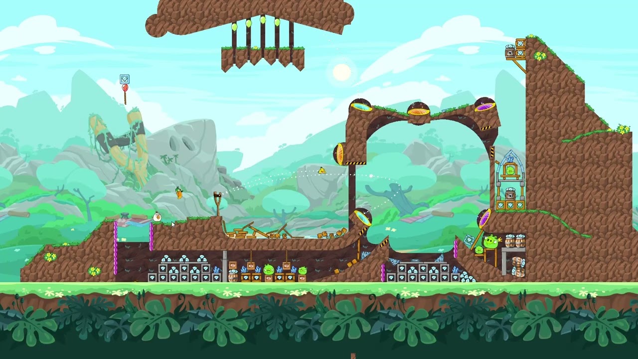 Angry Birds Friends Level 10 Tournament 1740 three stars NO POWER-UP walkthrough 2026-04-25