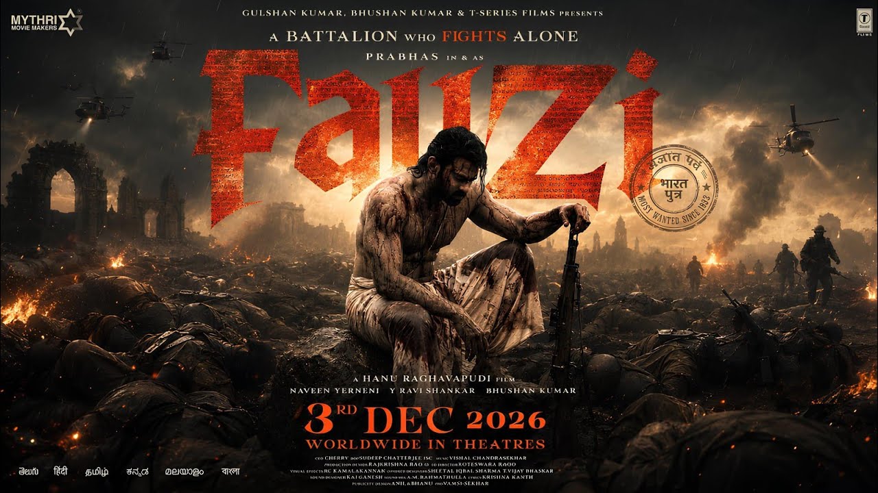 FAUJI - Official Trailer| Rebel Star Prabhas | Hanu Raghavapudi | Prabhas New Movie 2026 #trailer