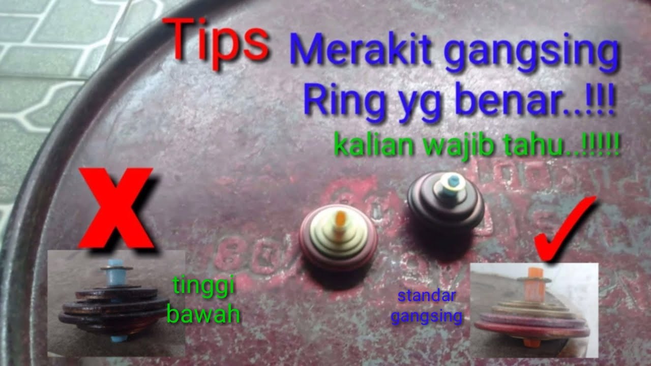 cara membuat gangsing ring dengan benar...yg sudah dipastikan mutarnya tahan lama...!!!!
