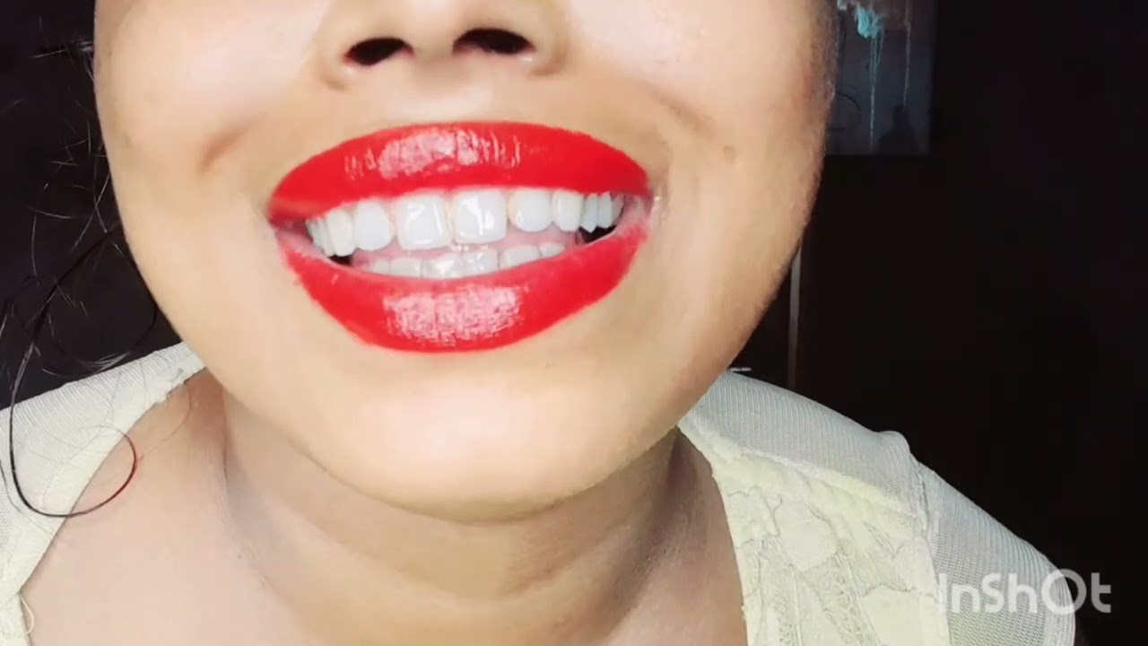 Open mouth challenge india Open mouth challenge with Tongue Red lipstick Hack 💄 #open #mouth#india #