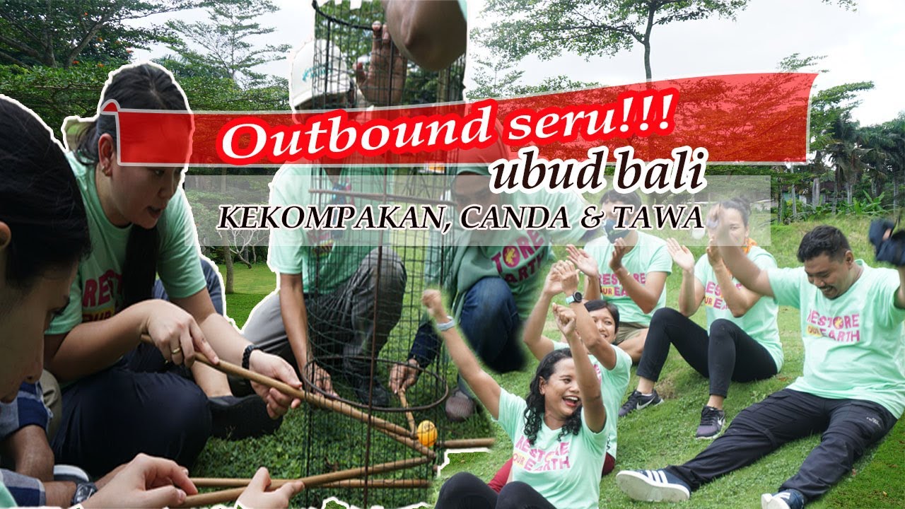 Outbound seru di Ubud Bali