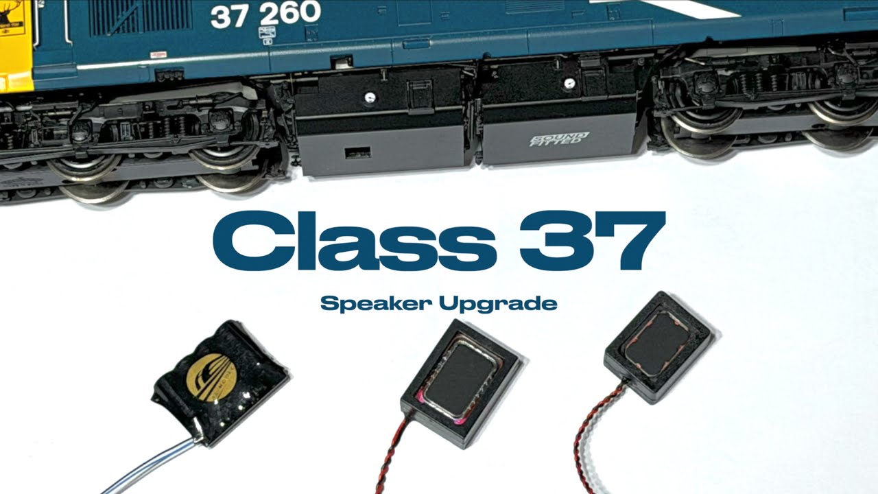 Улучшение Bachmann Class 37 DCC Sound Deluxe, новые динамики и Stay Alive