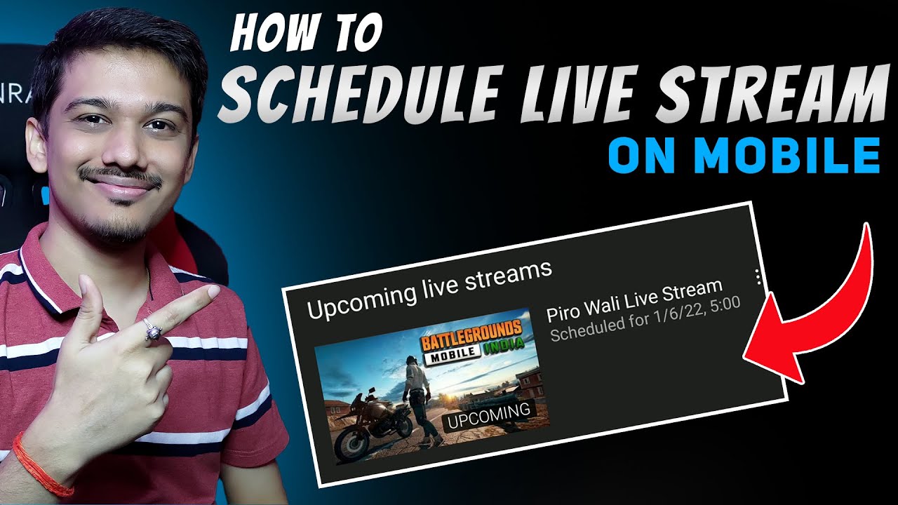 How To Schedule Live Stream On YouTube From Mobile Phone [Hindi]