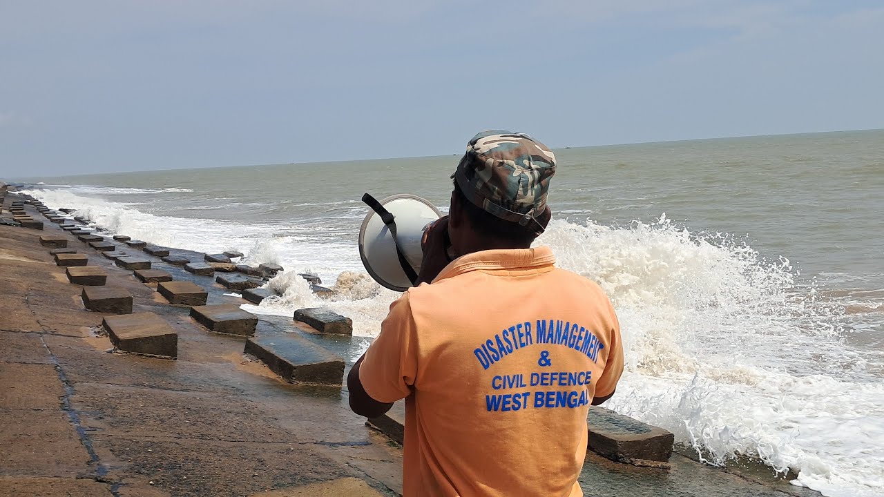 DIGHA BEACH ⛱️ ১০ই মার্চ মঙ্গলবারের দুপুরে দীঘা সমুদ্র সৈকত 🌊