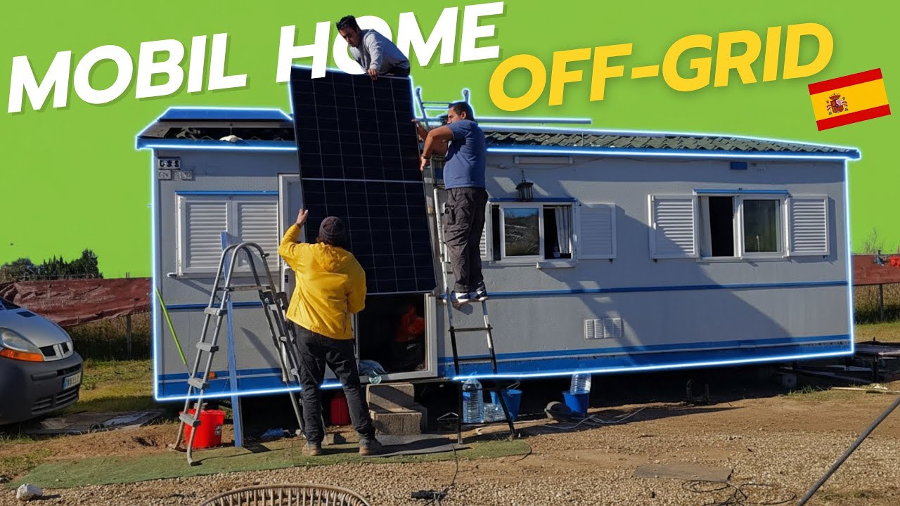 INSTALAMOS PLACAS SOLARES NA NOSSA MOBIL HOME ☀️ | VIDA NO CAMPO NA ESPANHA