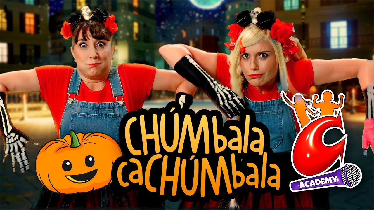 🕰️ 👻CHÚMBALA CACHÚMBALA💀 HALLOWEEN 💀CantaJuego Academy🎤 Aprende a bailar y cantar con este karaoke 🎶