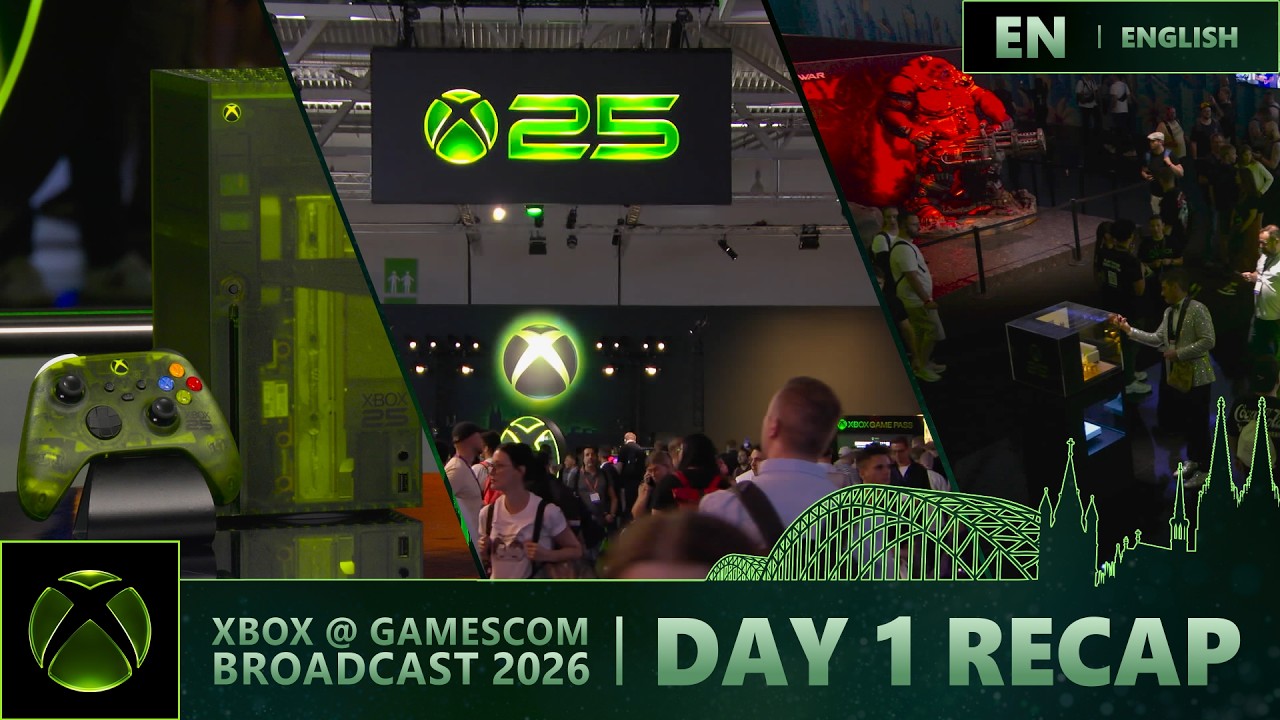 XBOX @ gamescom Broadcast 2026 | Day 1 Recap