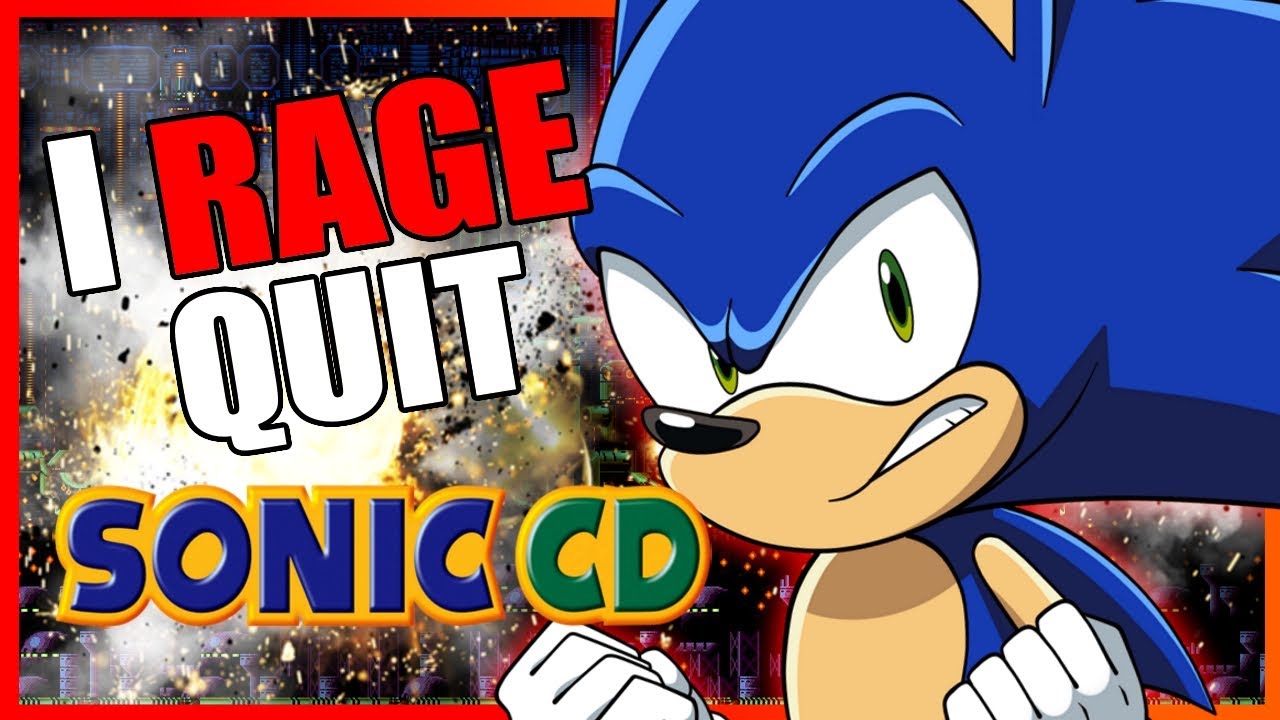 SONIC GETS MAD!!! Sonic Plays Sonic CD