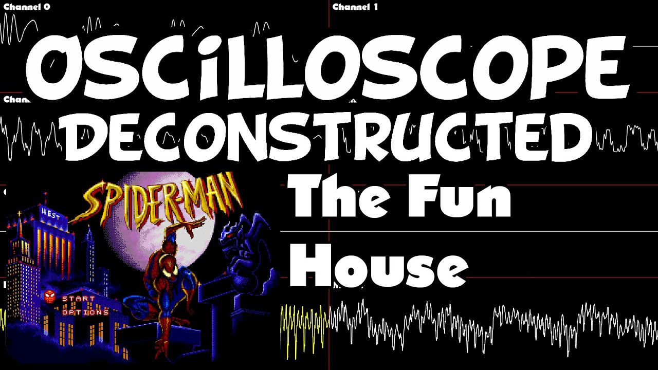 Spider-Man: The Animated Series (Genesis) - The Fun House - Oscilloscope Deconstruction