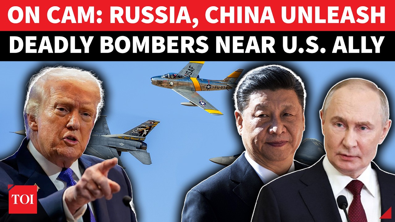 FIRST VISUALS: Putin, Xi Jinping&rsquo;s BOMBERS &lsquo;Enter&rsquo; US Ally&rsquo;s Skies? HUGE Military Action Revealed