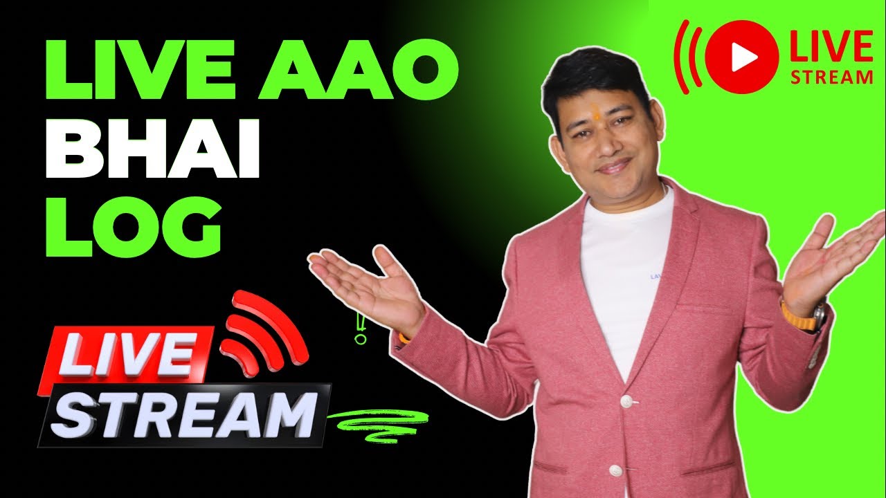 Live Aao bhai log || Ashok kumar sahu career coach