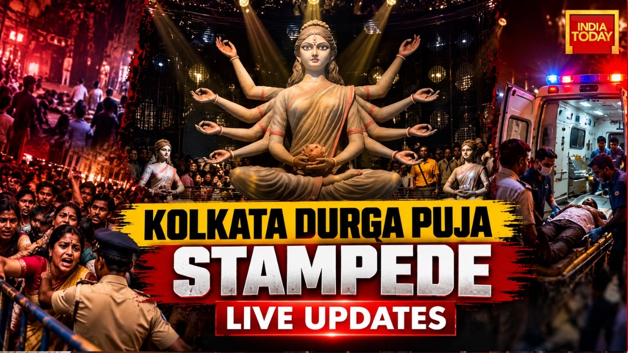 Kolkata News LIVE: Kolkata's Chorbagan Sarbojanin Durga Puja,19 Killed, 35 Injured in Stampede