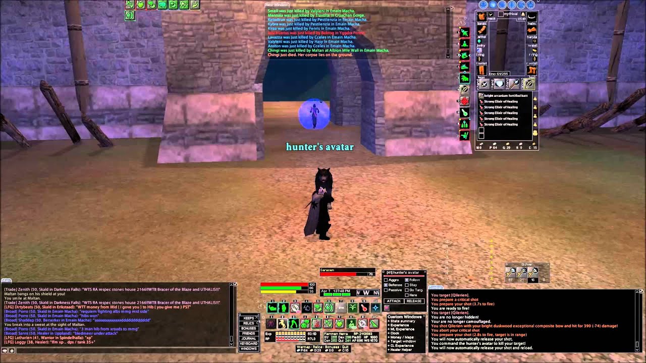 DAoC Hunter - Solo - Uthgard 2013 ( Germany + others)