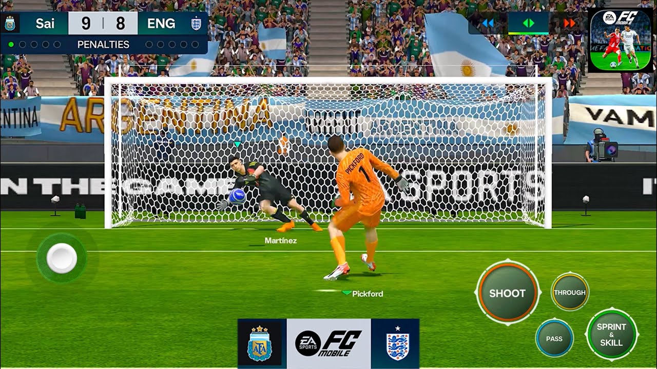 Fc Mobile Penalty Shootout #65 Argentina Vs England #fcmobile26