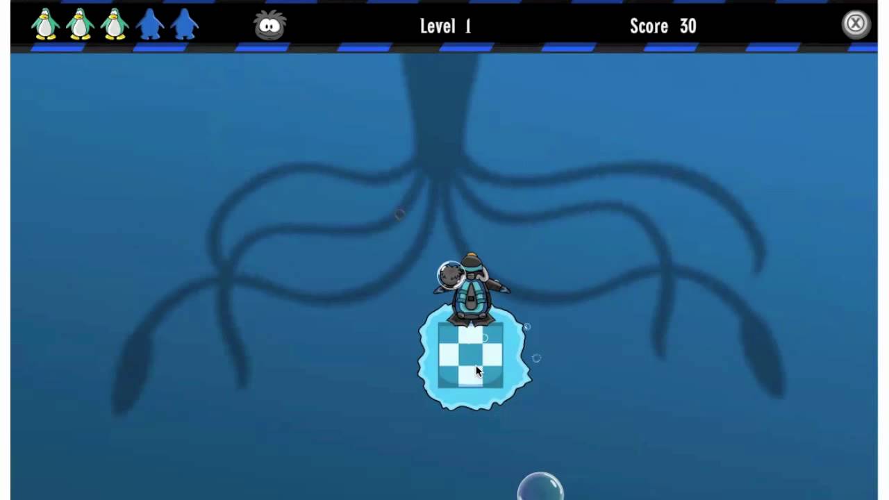 Club Penguin Puffle Rescue Game Level 1 Black Walk Thru Cheats by Mimo777