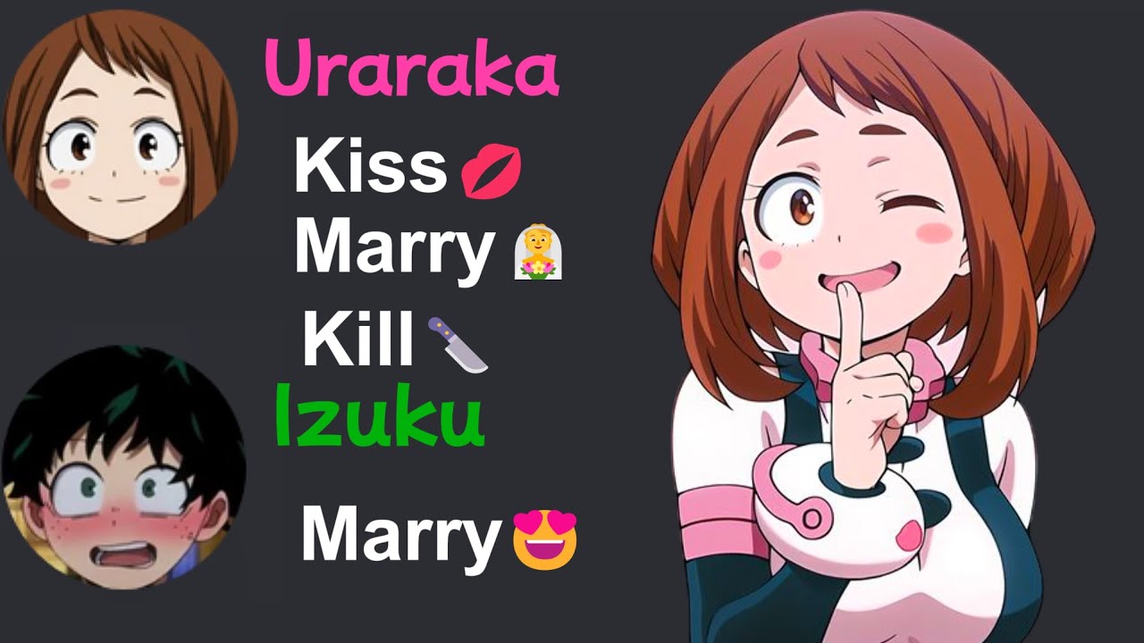 If MHA characters play Kiss, Marry, Kill💋💋💋