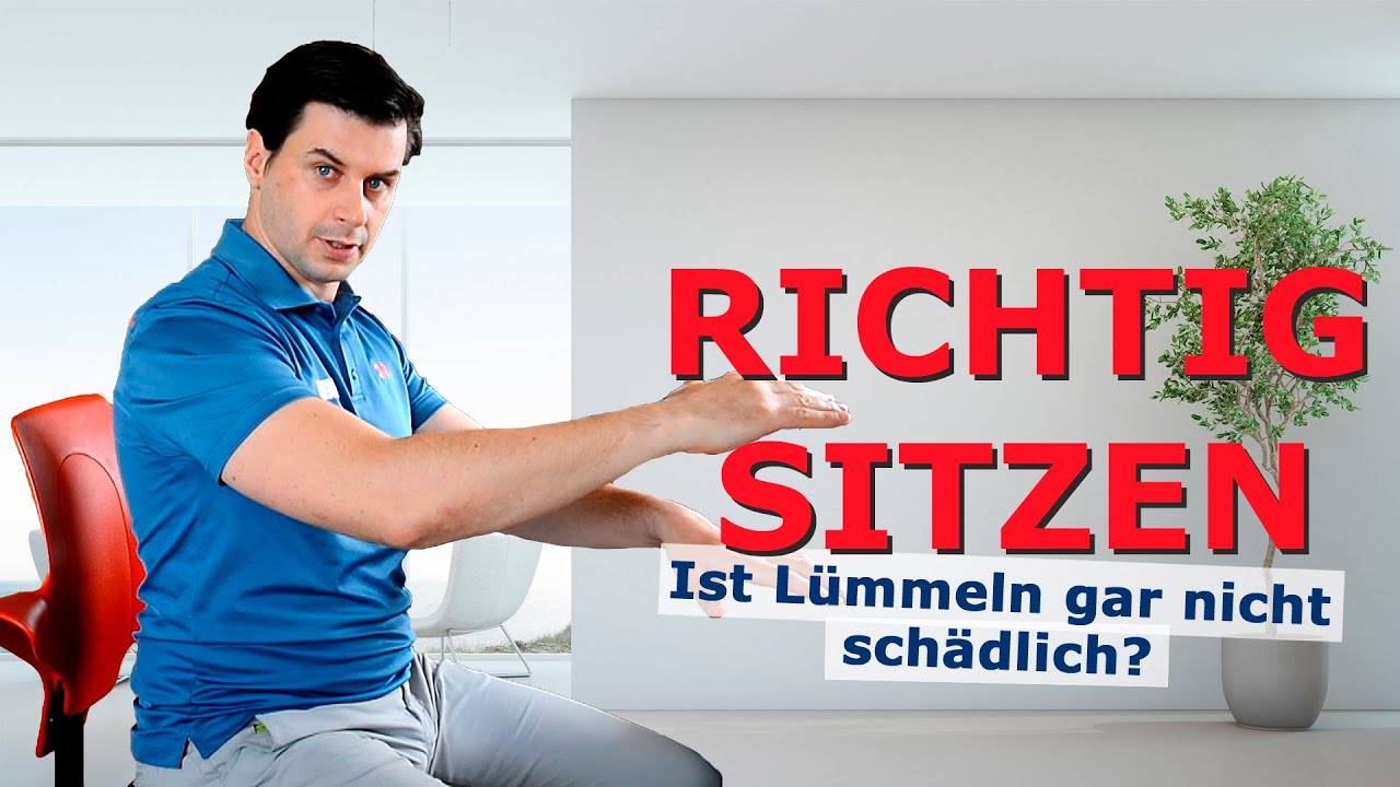 Richtig sitzen | Ist Lümmeln gar nicht gesundheitsschädlich?