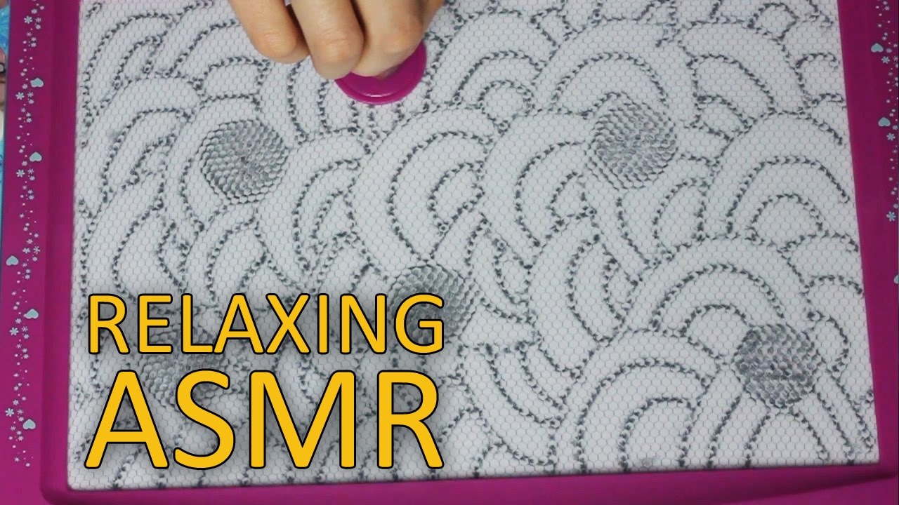 ASMR Magic eraser board (🎧 no talking, drawing, doodling, tracing, hand movements)
