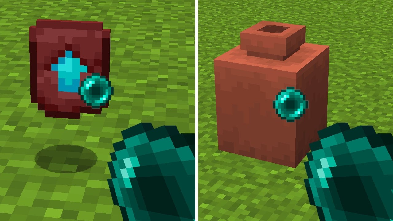 what's inside Decorated Pot? what's inside Smithing Template?