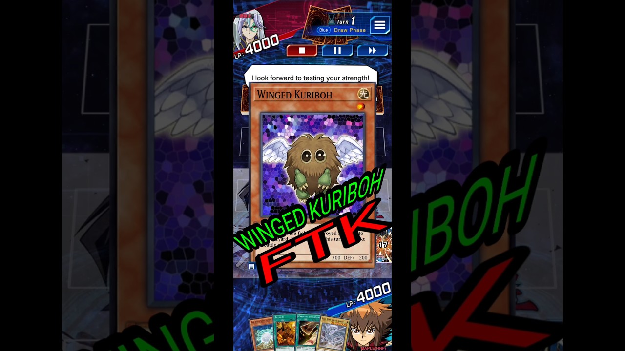 WINGED KURIBOH FTK By HNF (Yu-Gi-Oh Duel links)