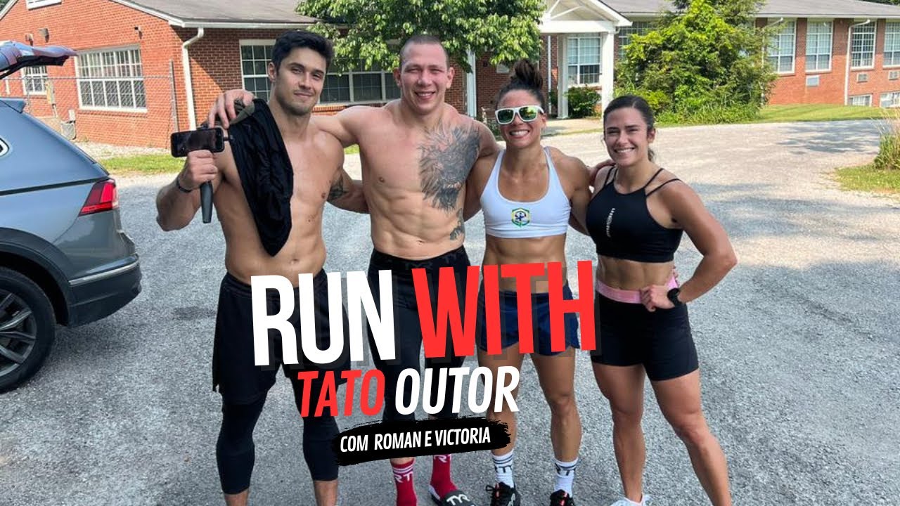 Vlog - Run with Tato - Sessão de corrida só Atletas Games - w/ Vic, Carol e Roman