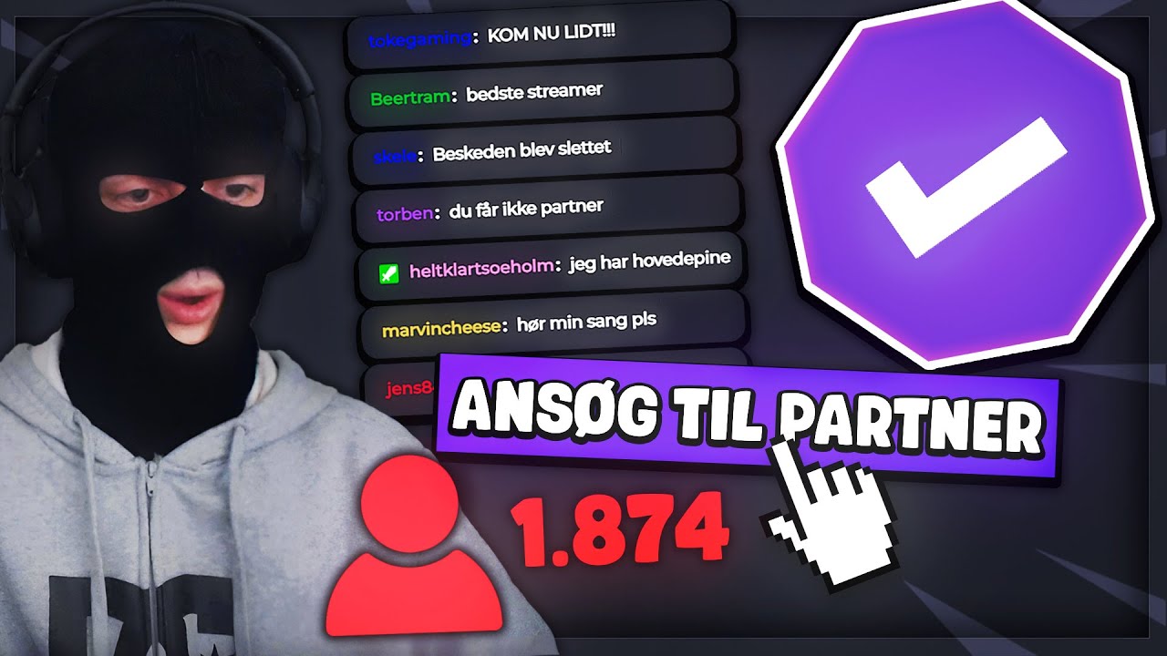 Ans&oslash;ger Om Partner - DANSK Streamer Life Simulator 2